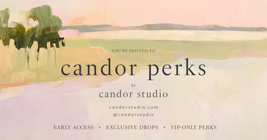 Join Candor Perks: Receive Free Gifts, First Access, and Exclusive Content